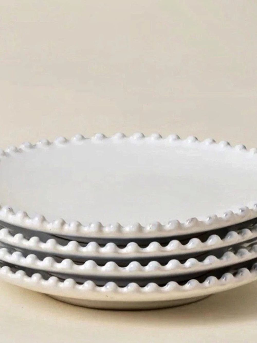 Costa Nova Pearl Salad/Dessert Plate White